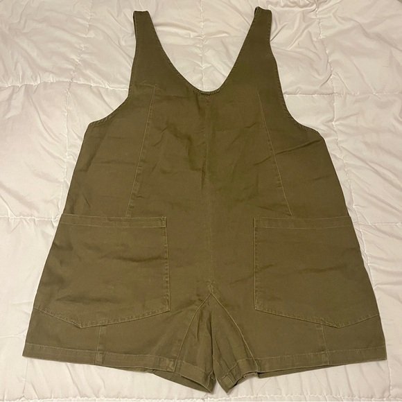 Better Be Pants - Olive Green Romper